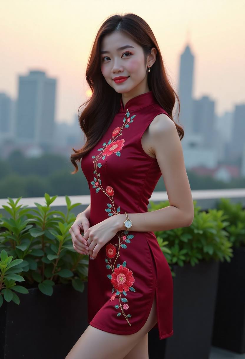 门内门外的人物视线对照
